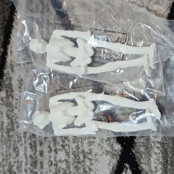 HALLOWEEN SPIDERS SKELETON FLUTE GLASSES MINI PUMPKIN LANTERNS DECORATION BUNDLE - Picture 10 of 16